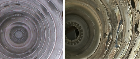 不同品牌進(jìn)口工業(yè)內(nèi)窺鏡的檢測圖像對(duì)比 不同品牌進(jìn)口工業(yè)內(nèi)窺鏡的檢測圖像對(duì)比