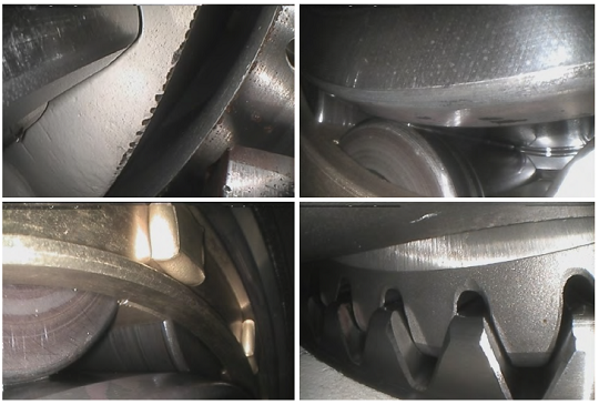 齒輪箱檢測圖 工業(yè)內窺鏡在風力渦輪發(fā)電機齒輪箱檢測的應用